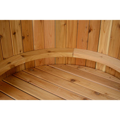 Crescent Floor Shower Onyx With Floor - Select Saunas
