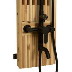 Torrent Wall Shower Onyx - Select Saunas