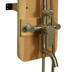 Meridian Wall Shower Polished - Select Saunas