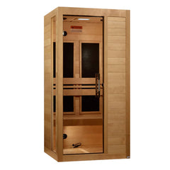 Dynamic Veneto Elite - 1-2 Person Ultra Low EMF FAR IR Sauna Canadian Hemlock - 2026 Model - Select Saunas