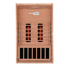 Dynamic Serena 2 Person Full Spectrum Infrared Sauna Canadian Hemlock - 2026 Model - Select Saunas