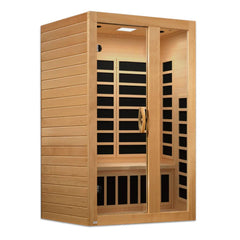 Dynamic Serena 2-person Low EMF FAR Infrared Sauna Canadian Hemlock - Select Saunas