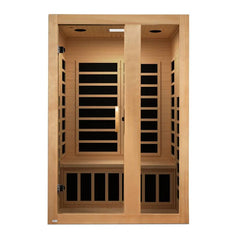 Dynamic Serena 2-person Low EMF FAR Infrared Sauna Canadian Hemlock - Select Saunas
