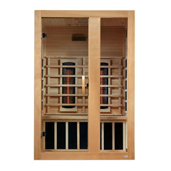 Dynamic Serena 2 Person Full Spectrum Infrared Sauna Canadian Hemlock - 2026 Model - Select Saunas