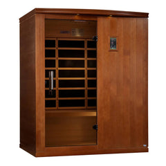 Dynamic Madrid Elite 3 Person Ultra Low EMF FAR IR Sauna Canadian Hemlock - Limited Model - Select Saunas