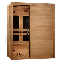 Dynamic Toscana 3-person Low EMF FAR Infrared Sauna Canadian Hemlock - Select Saunas