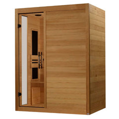 Dynamic Toscana 3-person Low EMF FAR Infrared Sauna Canadian Hemlock - Select Saunas
