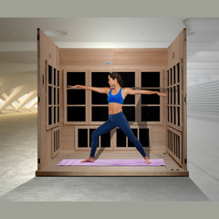 Golden Designs Catalonia 8-Person Near-Zero EMF FAR Infrared Sauna - Select Saunas