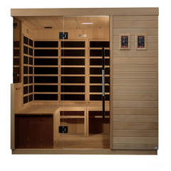 Dynamic Saunas "La Sagrada" 6-Person Ultra-Low EMF FAR Infrared Sauna - Select Saunas