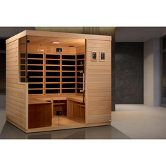 Dynamic Saunas "La Sagrada" 6-Person Ultra-Low EMF FAR Infrared Sauna - Select Saunas