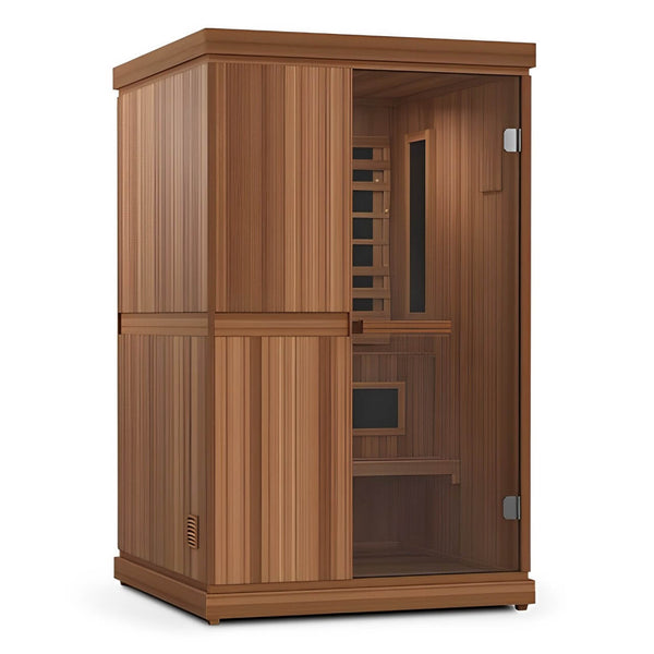 Finnmark FD-4 Trinity Infrared and Traditional 2-Person Hybrid Sauna - Select Saunas