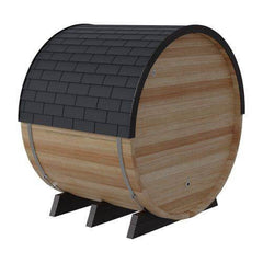 Finnmark Thermo-Aspen Combination Outdoor Barrel Sauna—FD-7, - Select Saunas