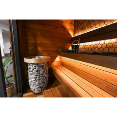 Leil Viva 210 3-Person Outdoor Sauna Kit - Select Saunas