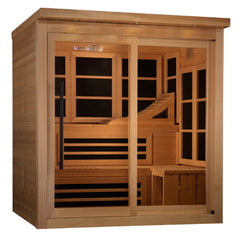 Golden Designs New 2024 Model GDI-6996-02 Near Zero EMF Far Infrared Sauna - Select Saunas