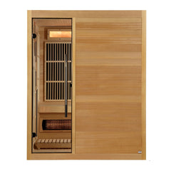 Golden Designs 2025 Soria GDI-8330-01 3 Per Hybrid Sauna Indoor . Full Spectrum and Harvia Traditional Stove - Select Saunas