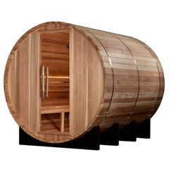 Golden Designs "Klosters" 6 Person Barrel Traditional Sauna - Pacific Cedar - Select Saunas