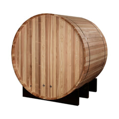 Golden Designs "St. Moritz" 2 Person Barrel Traditional Sauna - Pacific Cedar - Select Saunas