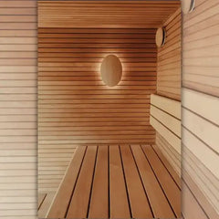 Ovo Sauna Light by HUUM, Black/Natural - Select Saunas