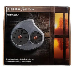 Hukka Maininki Sauna Thermometer and Hygrometer, Droplet - Select Saunas