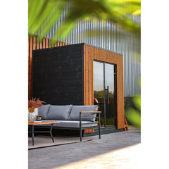 Leil Viva 210 3-Person Outdoor Sauna Kit - Select Saunas