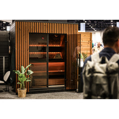 Leil Viva 210 3-Person Outdoor Sauna Kit - Select Saunas