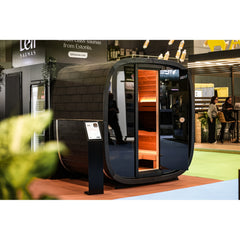 Leil Black Cube Premium Outdoor Sauna - Select Saunas