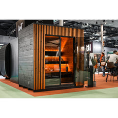 Leil Viva 210 3-Person Outdoor Sauna Kit - Select Saunas