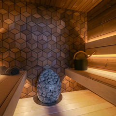 Leil Como 4-180 4-Person Indoor Sauna - Select Saunas