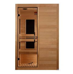 Dynamic Lucca 2 Person Ultra Low EMF FAR IR Sauna Canadian Hemlock - 2026 Model - Select Saunas