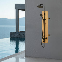 Meridian Wall Shower Onyx - Select Saunas
