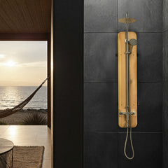 Meridian Wall Shower Polished - Select Saunas