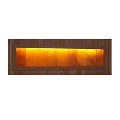 Golden Designs 3-Person Full Spectrum PureTech™ Near Zero EMF FAR Infrared Sauna with Himalayan Salt Bar - Select Saunas