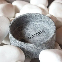 SaunaLife Coaster/Aroma Cup with Engraved Logo - Select Saunas
