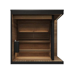 SaunaLife GL6 Outdoor Garden Luxury-Series DIY Sauna Kit, 6 Persons - Select Saunas