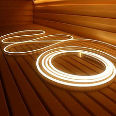 Universal Sauna Light Kit with Two 10-Ft Flexible LED Strips - Select Saunas