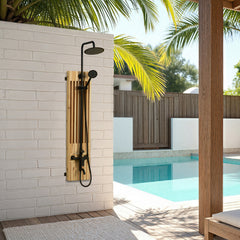 Torrent Wall Shower Onyx - Select Saunas