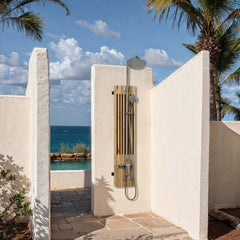 Torrent Wall Shower Polished - Select Saunas