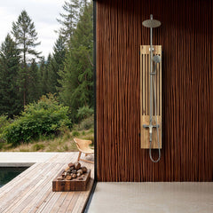 Torrent Wall Shower Polished - Select Saunas