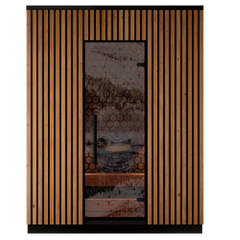 Leil Viva 180 4-Person Outdoor Sauna Kit - Select Saunas