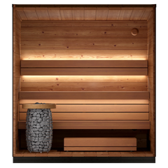 Leil Viva 210 3-Person Outdoor Sauna Kit - Select Saunas
