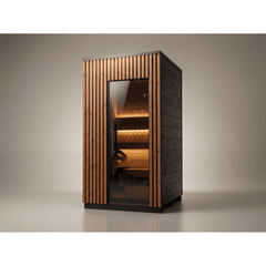 Leil Viva 120 1-Person Outdoor Sauna Kit - Select Saunas