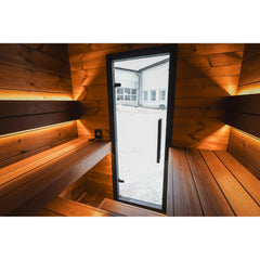 Leil Viva 180 4-Person Outdoor Sauna Kit - Select Saunas