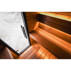 Leil Viva 180 4-Person Outdoor Sauna Kit - Select Saunas