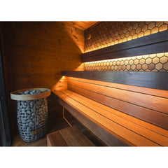Leil Viva 250 4-Person Outdoor Sauna Kit - Select Saunas