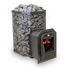 Cozy Heat Thru-Wall Sauna Heater Wood-Burning Sauna Stove, Up to 18kW - Select Saunas