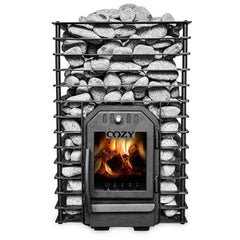 Cozy Heat Quattro Sauna Stove Wood Burning Sauna Stove, Up to 18kW - Select Saunas