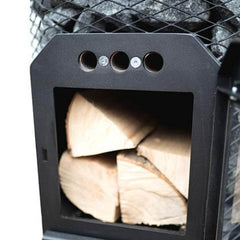 Cozy Heat Thru-Wall Sauna Heater Wood-Burning Sauna Stove, Up to 18kW - Select Saunas