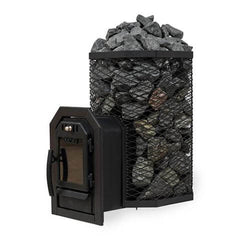 Cozy Heat Thru-Wall Sauna Heater Wood-Burning Sauna Stove, Up to 18kW - Select Saunas