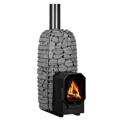 HUUM HIVE Flow Mini LS Wood-Burning Sauna Stove w/ Firebox Extension 8.5kW - Select Saunas