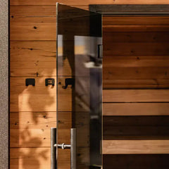 OVO Designer Towel Hook Set by HUUM, Black - Select Saunas